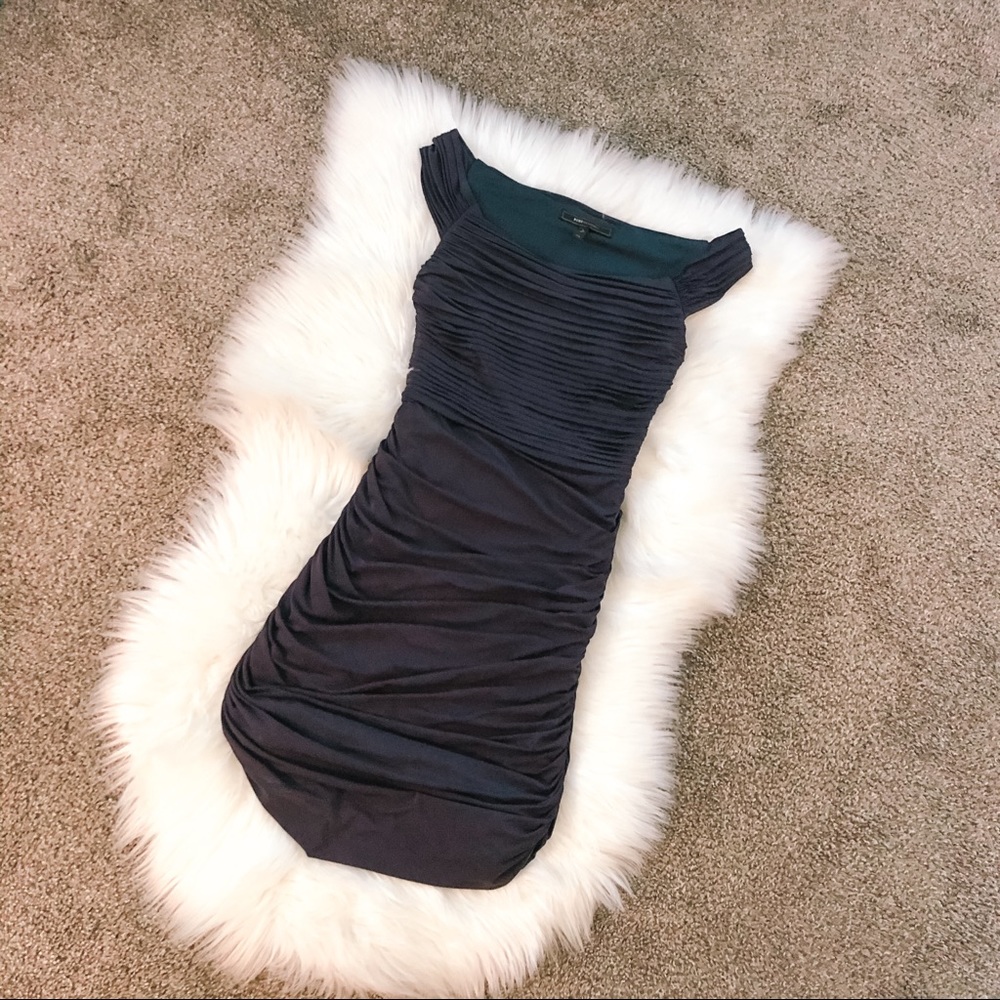 BCBG navy cocktail dress, size XXS